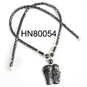 Hematite Elephant Pendant Beads Stone Chain Choker Fashion Women Necklace